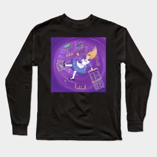 Down the Rabbit Hole: Alice in wonderland inspired Long Sleeve T-Shirt